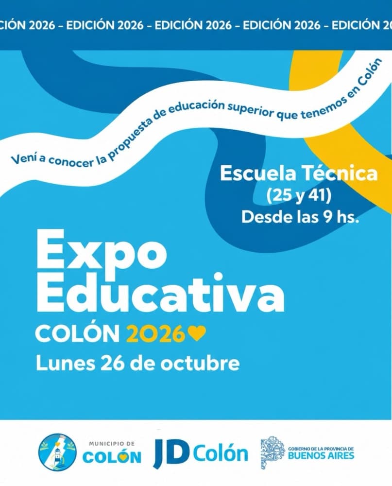 La Expo Educativa de Colón se realizará el lunes 26 en la Escuela Técnica